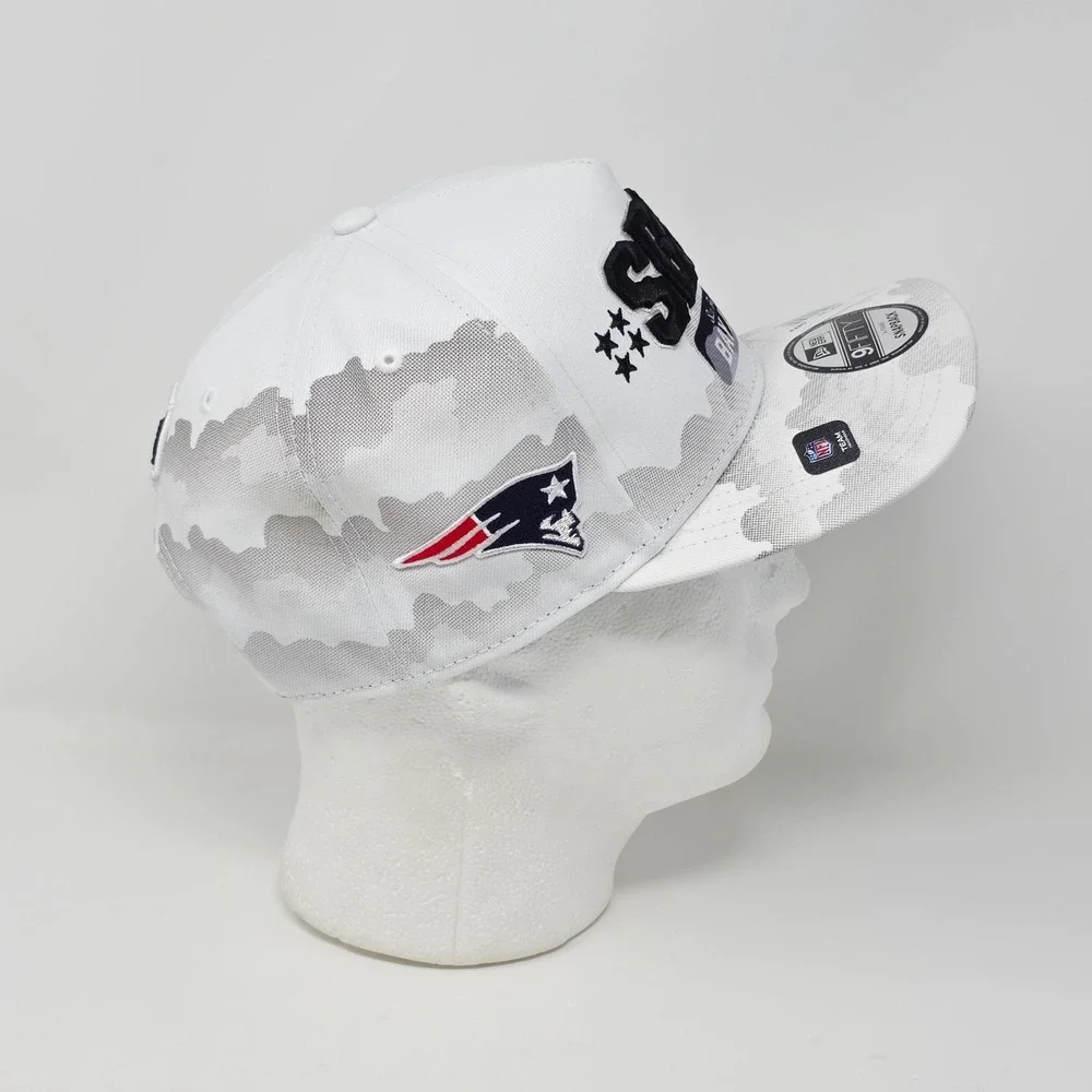 New Era 9FIFTY New England Patriots Super Bowl LX Tarmac Snapback Hat‎ Cap White